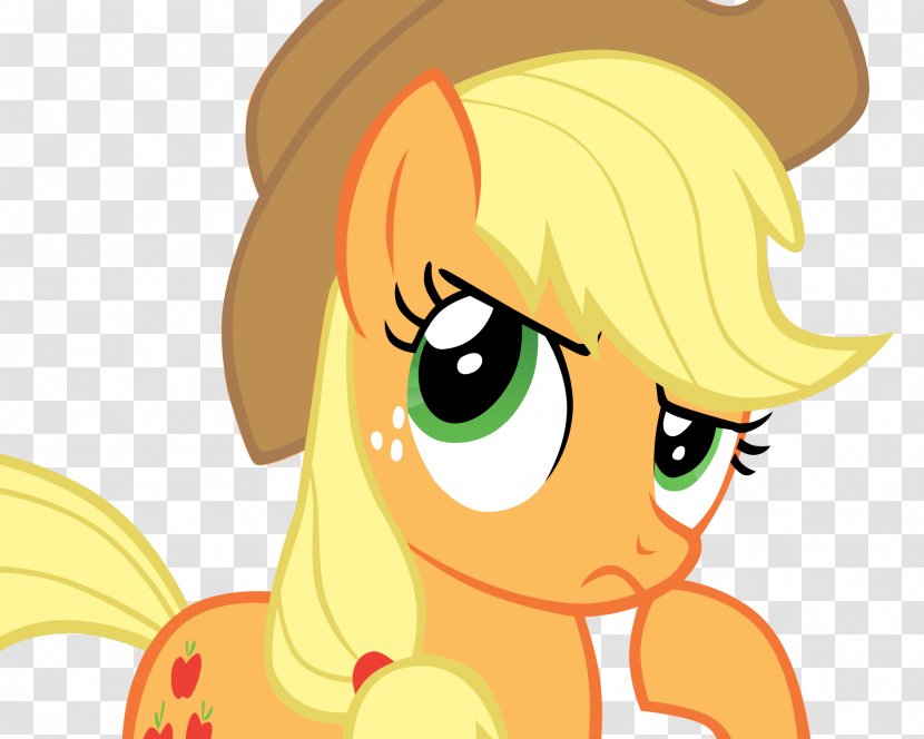 Applejack Rarity Rainbow Dash Pony Apple Bloom - Silhouette - Little Transparent PNG