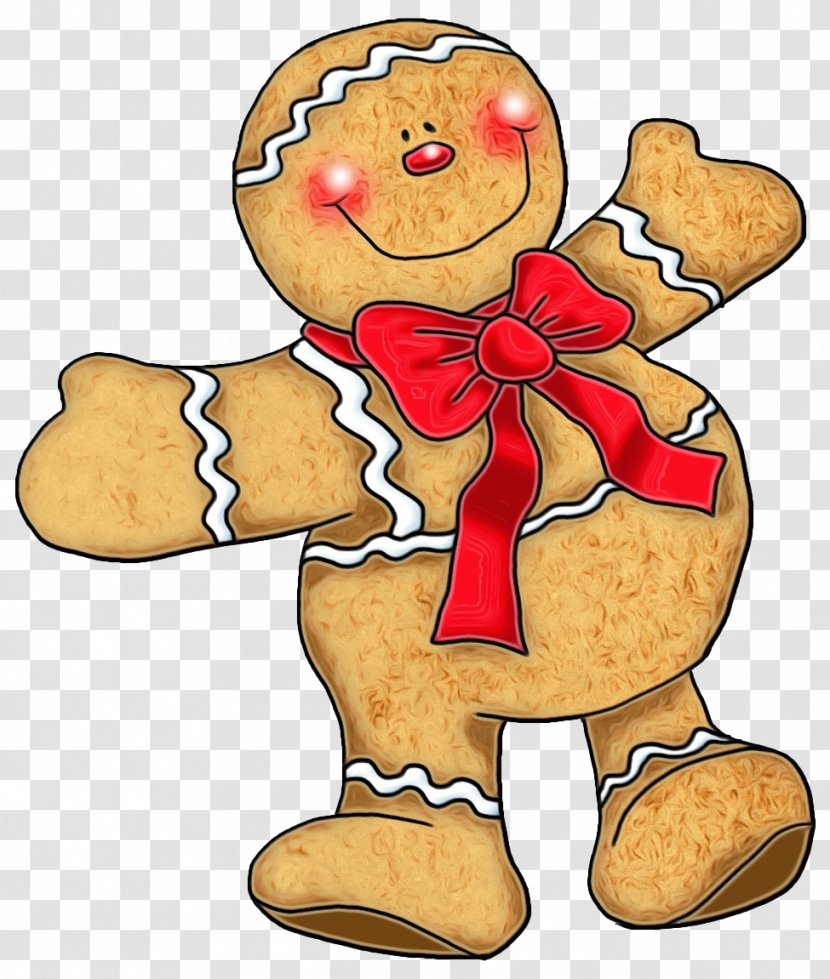Christmas Art - Day - Gingerbread Cartoon Transparent PNG