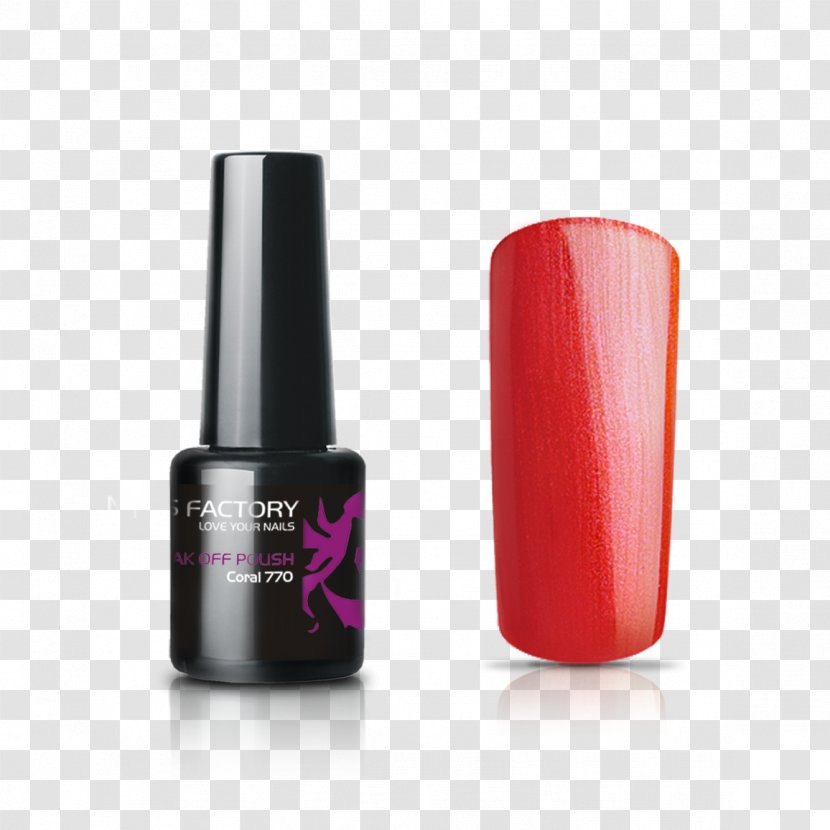 Nail Polish Art Artificial Nails Gel - Red Transparent PNG