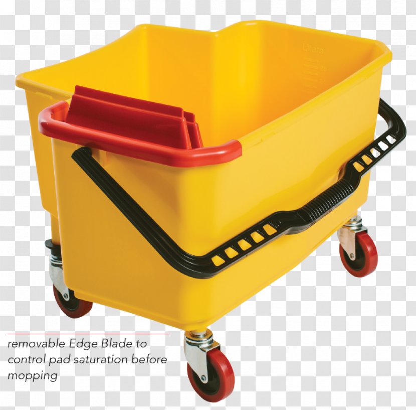 Mop Bucket Cart Plastic Microfiber - Lid Transparent PNG