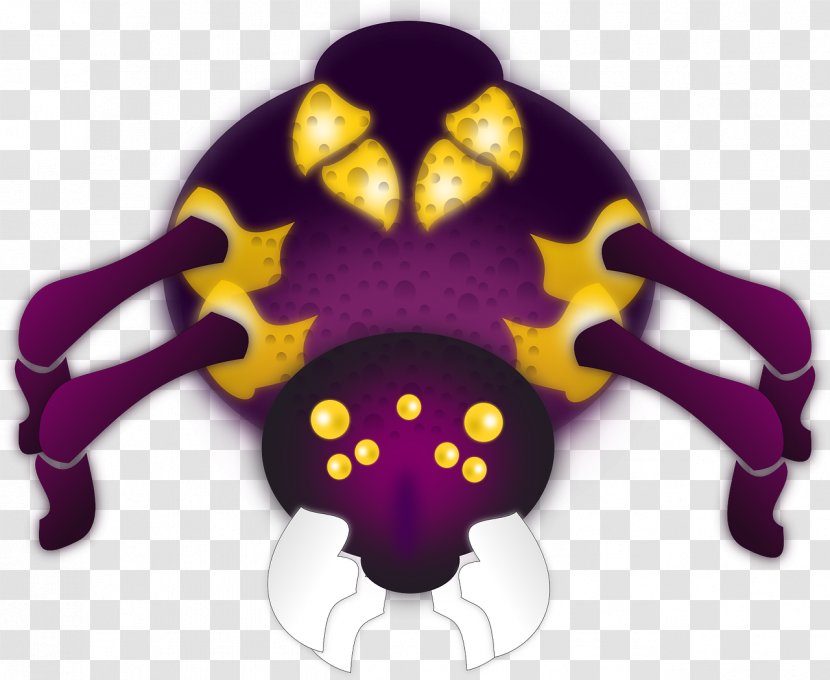 Spider Web Purple Yellow Garden Clip Art Transparent PNG