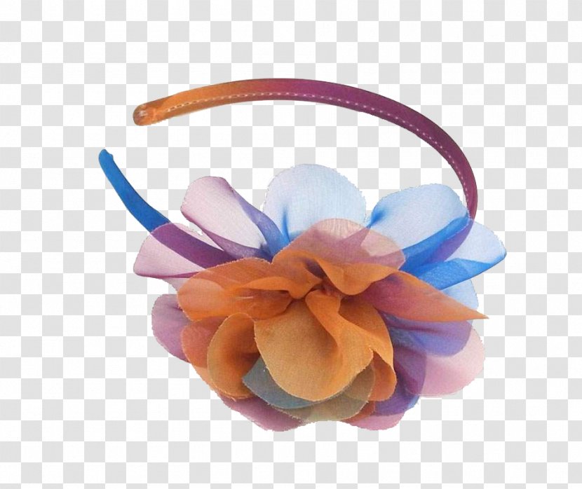 Scrunchie - Pressure - Flowers Gradient Hair Ring Transparent PNG