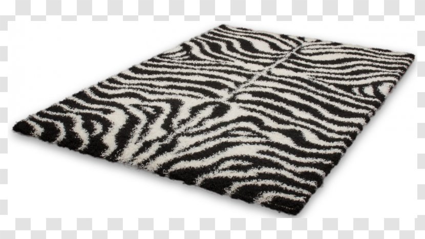 Vloerkleed Carpet Zebra White Pile - Placemat - Skin Transparent PNG