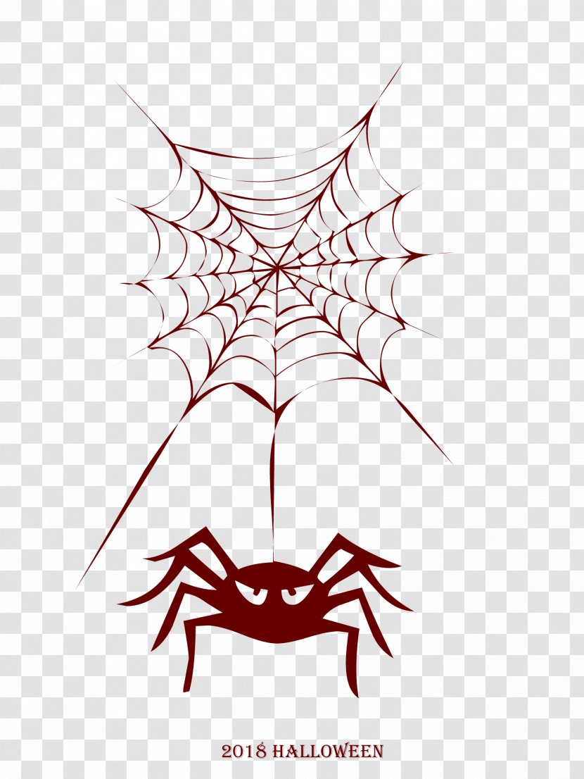 Halloween 2018 Spider. - Watercolor - Frame Transparent PNG