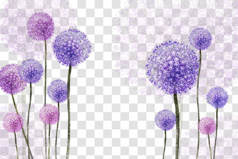 Common Dandelion Purple - Flower Arranging Transparent PNG