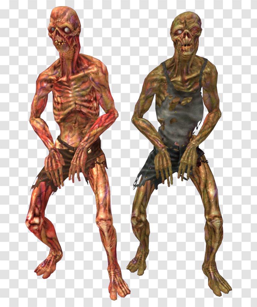 Fallout 3 Fallout: New Vegas Ghoul Monster Bethesda Softworks - Watercolor Transparent PNG