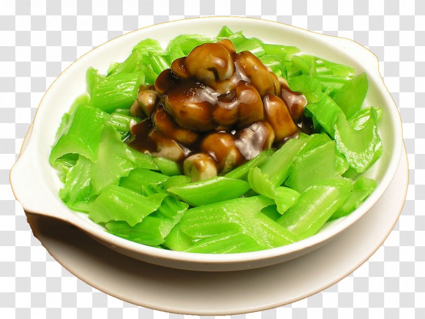 Chinese Cuisine Vegetable Recipe Vegetarian Cooking - Food - Features Cap Mushroom Caichao Transparent PNG