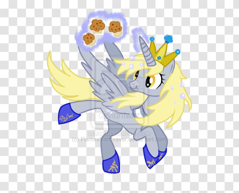 Derpy Hooves Pony Applejack Fluttershy Twilight Sparkle - Yellow - Horse Transparent PNG