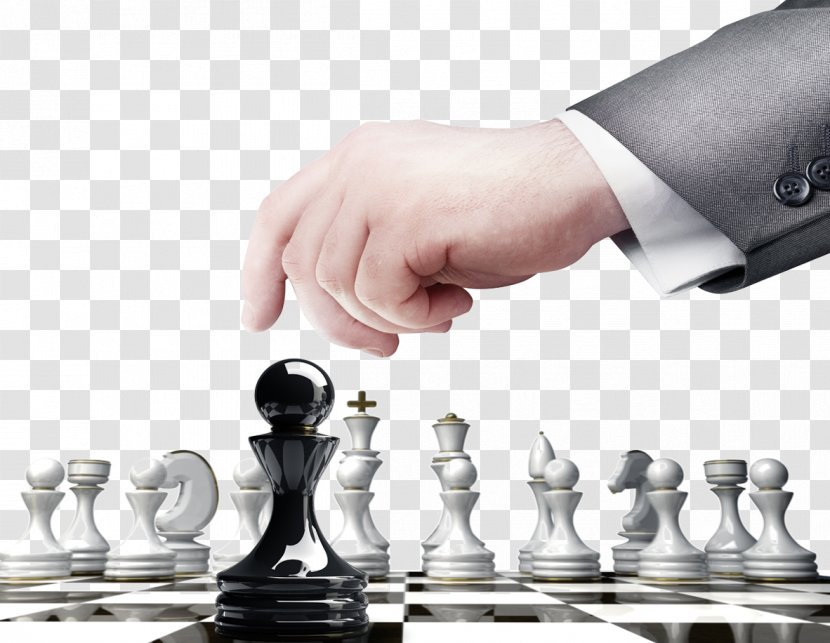 Chess Piece Chessboard White And Black In Board Game - International Transparent PNG