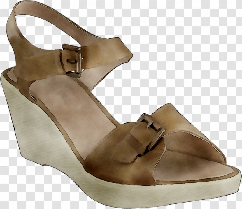 Shoe Suede Sandal Walking Hardware Pumps - Slingback - Beige Transparent PNG