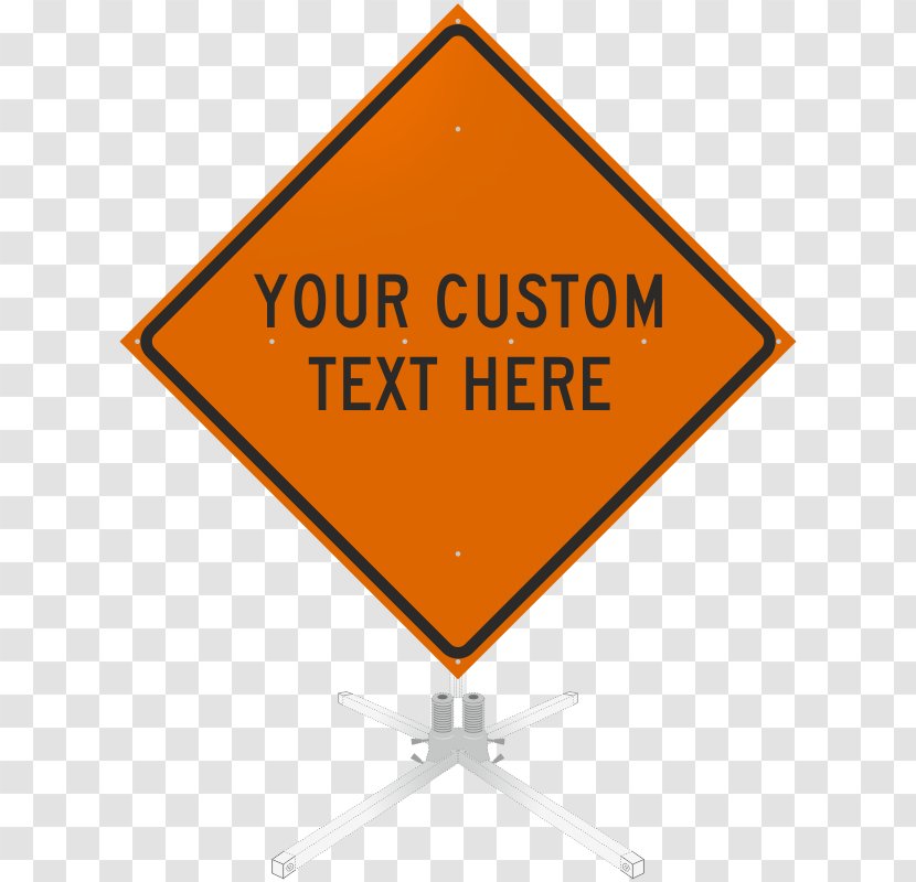 Thank You Sign 18 X 12 Traffic Logo Brand - Triangle - Roll-up Signage Transparent PNG