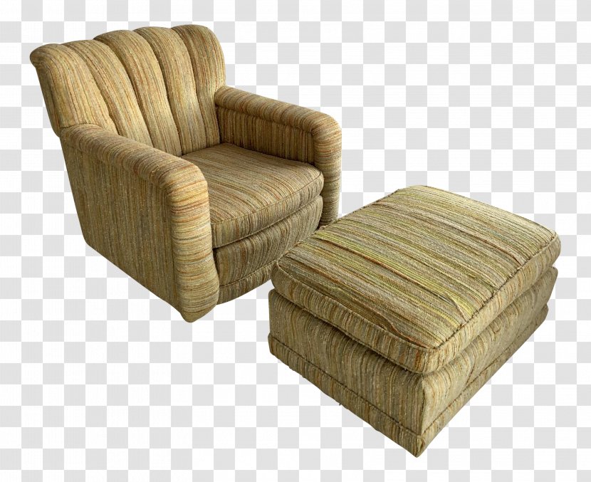 Foot Rests Club Chair Wood - Couch Transparent PNG