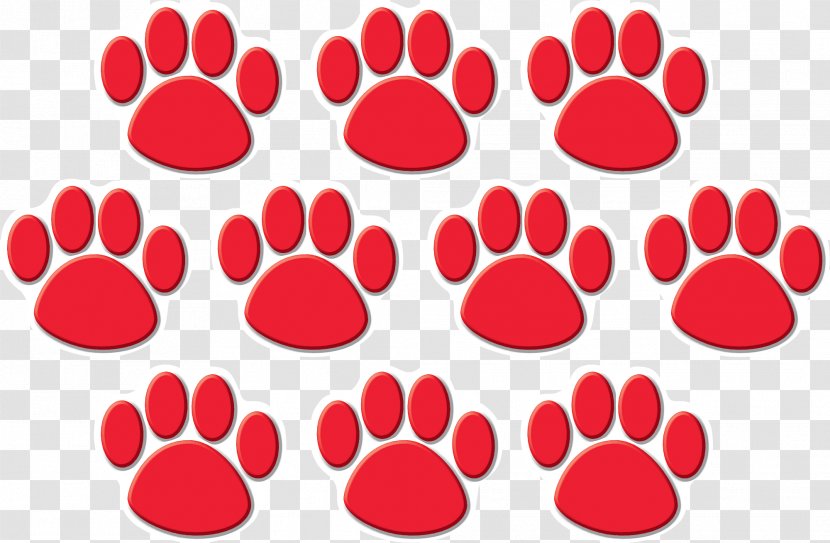 Paw Sticker Printing Red Clip Art - Paws Transparent PNG