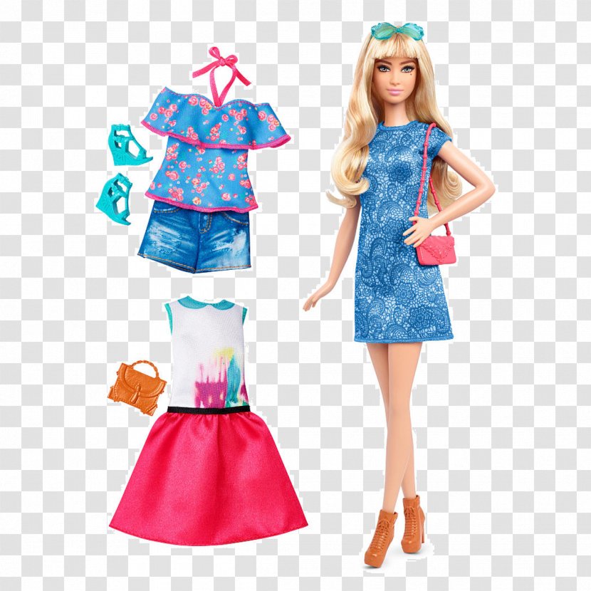 Barbie Fashion Doll Toy - Ruffle Transparent PNG
