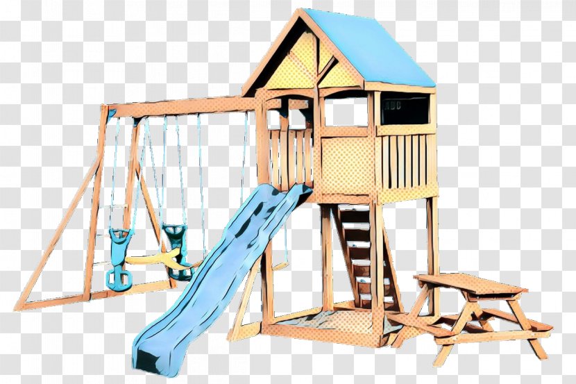 Outdoor Play Equipment Public Space Playhouse Playground Slide - Pop Art - Chute House Transparent PNG