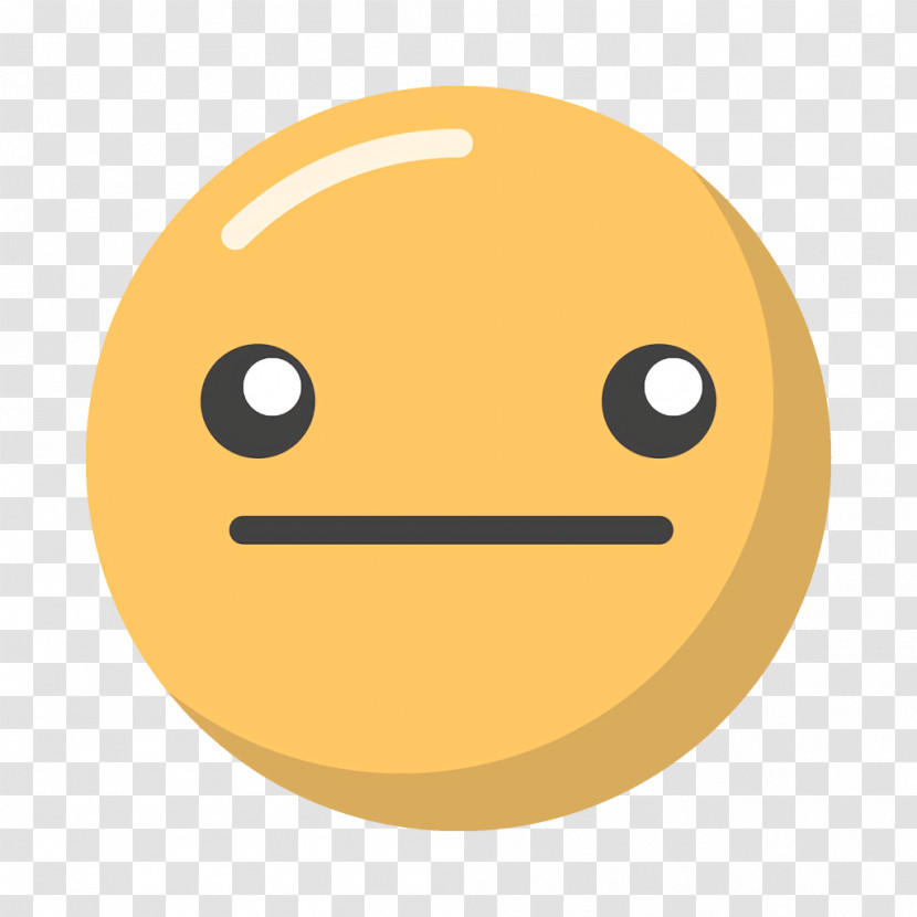 Smiley Neutral Face Emoticon Emotion Icon Transparent PNG