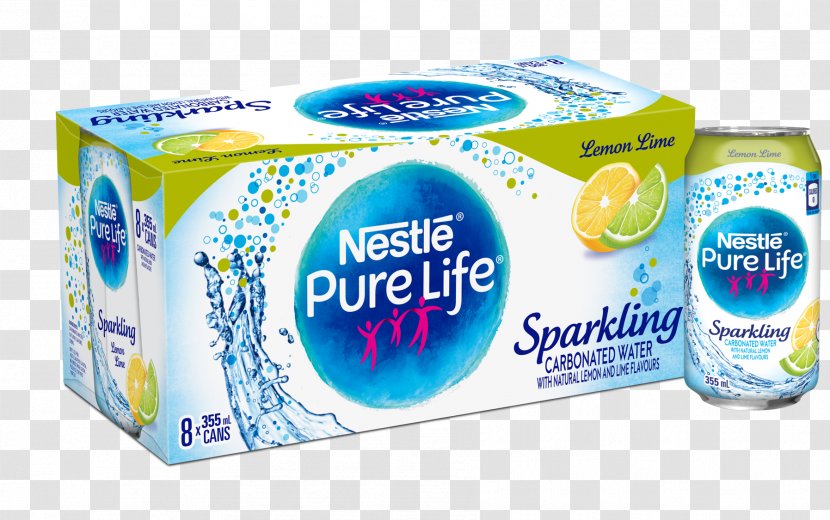 Carbonated Water Lemon-lime Drink Lemonade Nestlé Pure Life - Raspberry Transparent PNG