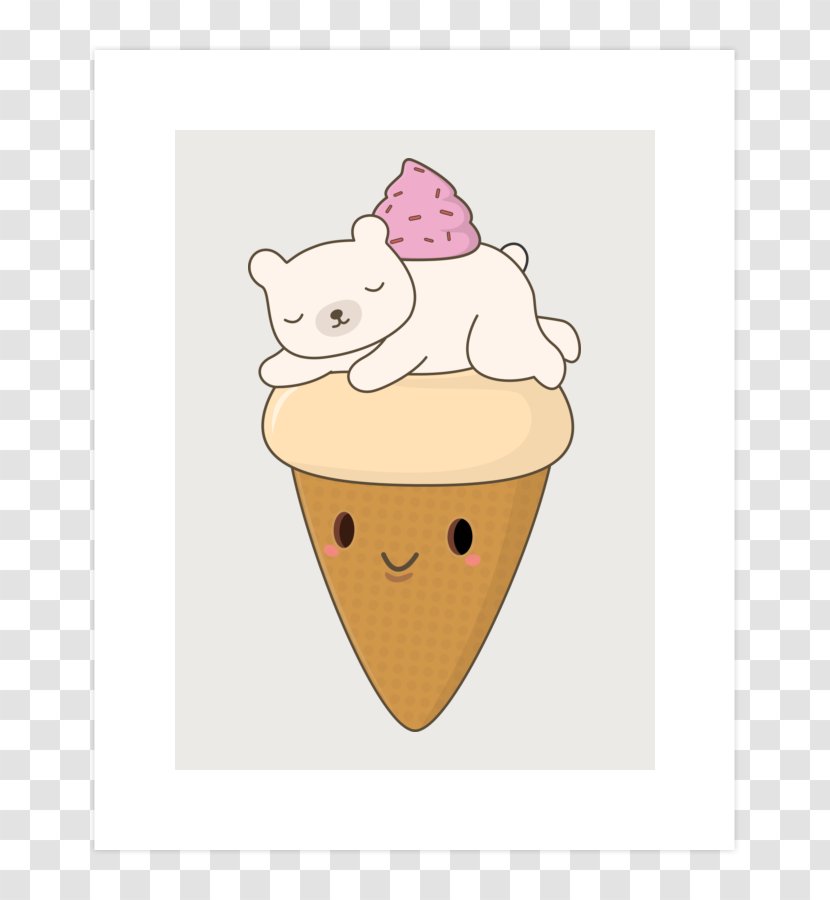 Ice Cream Cones Character Fiction Transparent PNG