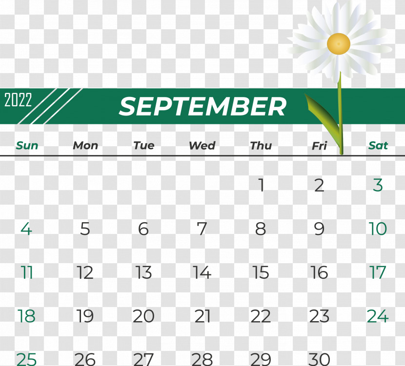 Line Font Number Green Calendar Transparent PNG