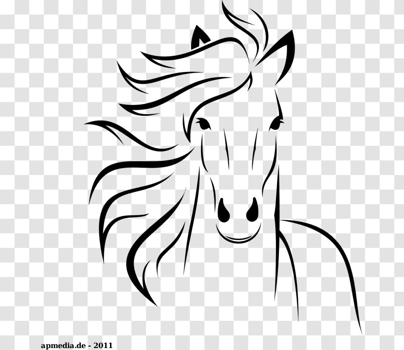 Mustang Icelandic Horse Equestrian Stallion Wild - Cartoon Transparent PNG