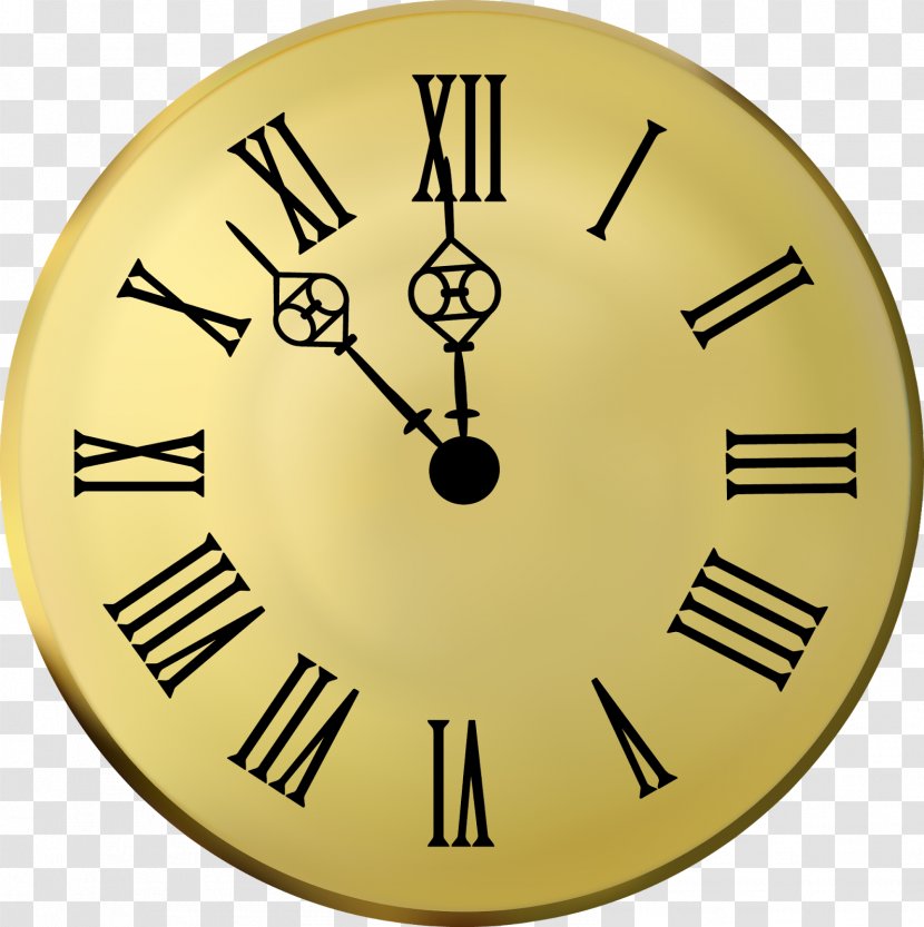 Clock Face Roman Numerals Numerical Digit Dial Transparent PNG