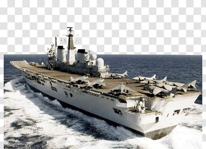 HMS Invincible Invincible-class Aircraft Carrier Illustrious Royal Navy - Armored Cruiser - The Sea Of ​​the Transparent PNG