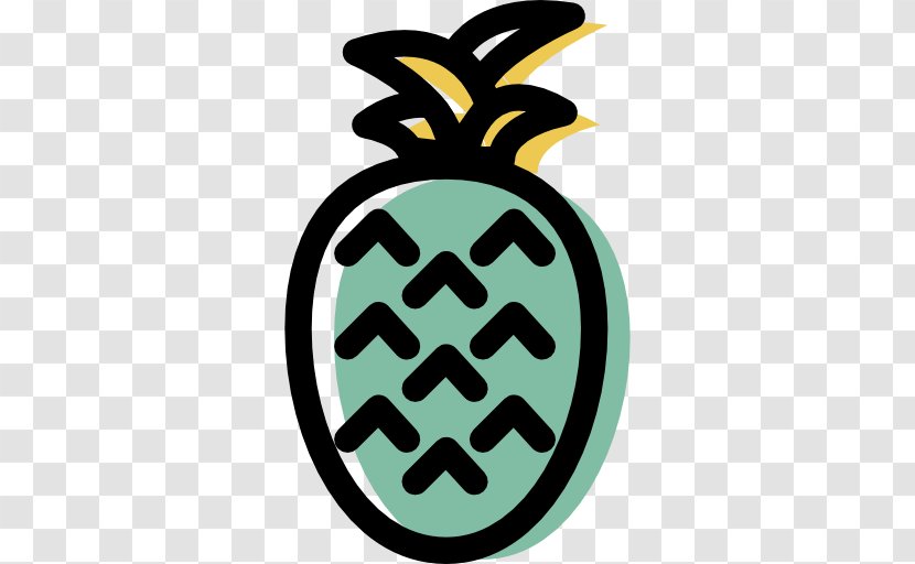 Organic Food Pineapple Icon - Cartoon Transparent PNG