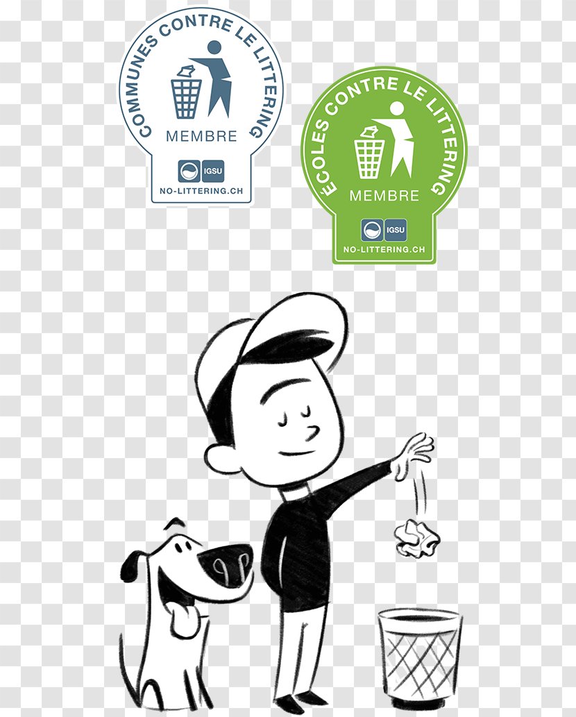 Litter Label Logo Text - Fictional Character - No Littering Transparent PNG