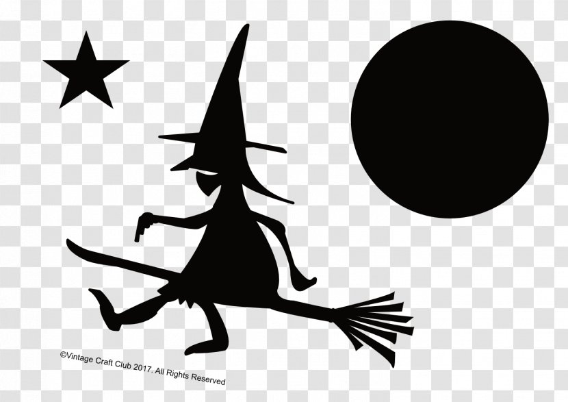 Graphic Design Silhouette Monochrome - Cartoon - Witch Transparent PNG