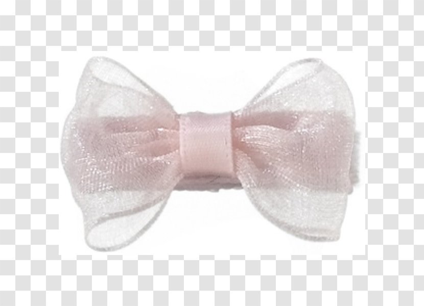 Bow Tie - White - Flower Headband Transparent PNG