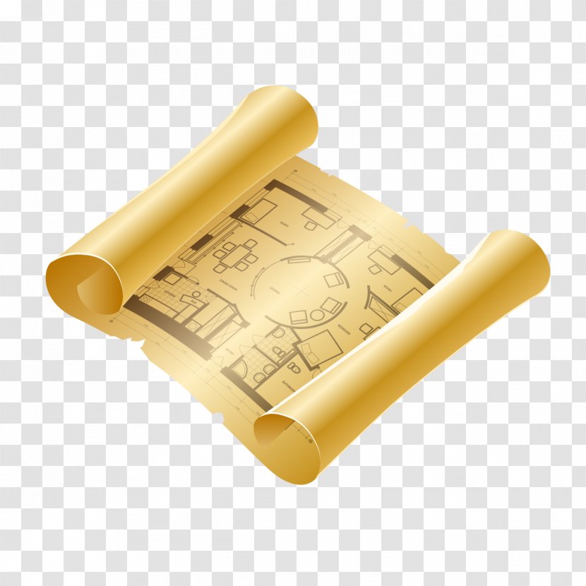 Technical Drawing Architecture Architectural Clip Art - Building Plans On The Reel Transparent PNG