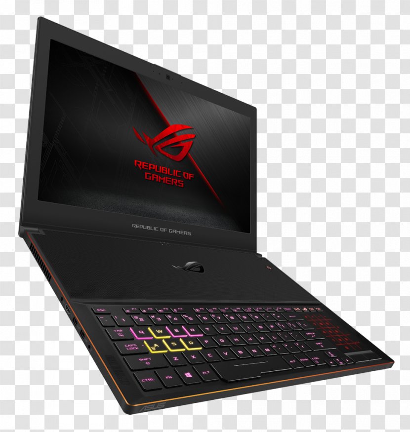 Laptop Kaby Lake Asus ROG Zephyrus GX501GI-XS74 15.6 Inch Intel Core I7-8750H 2.2GHz Transparent PNG