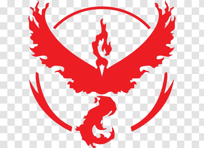 Pokémon GO Red And Blue Moltres Decal - Pokemon Go Transparent PNG