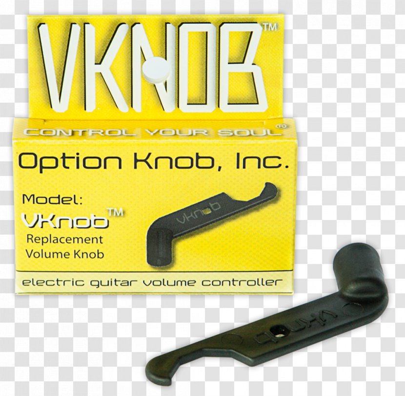 Option Knob, Inc. Electric Guitar Control Knob Arm - Foot - Volume Transparent PNG