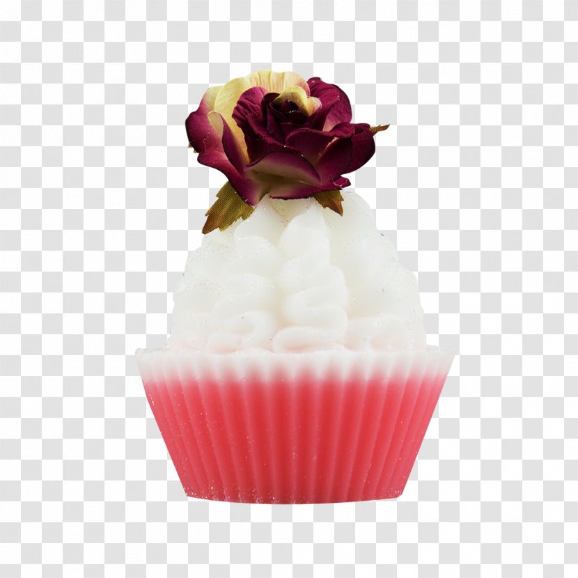 Cupcake Muffin Buttercream Flavor Pink M - Icing - Tears Of Candles Transparent PNG