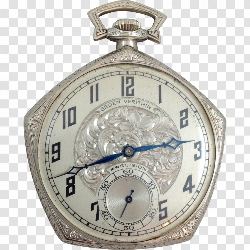 Pocket Watch Clock Gold Silver Transparent PNG