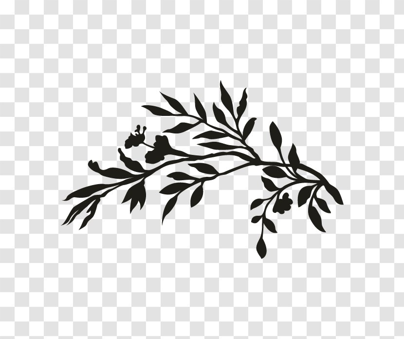 Twig Wedding Invitation Plant Stem Leaf Black Transparent PNG