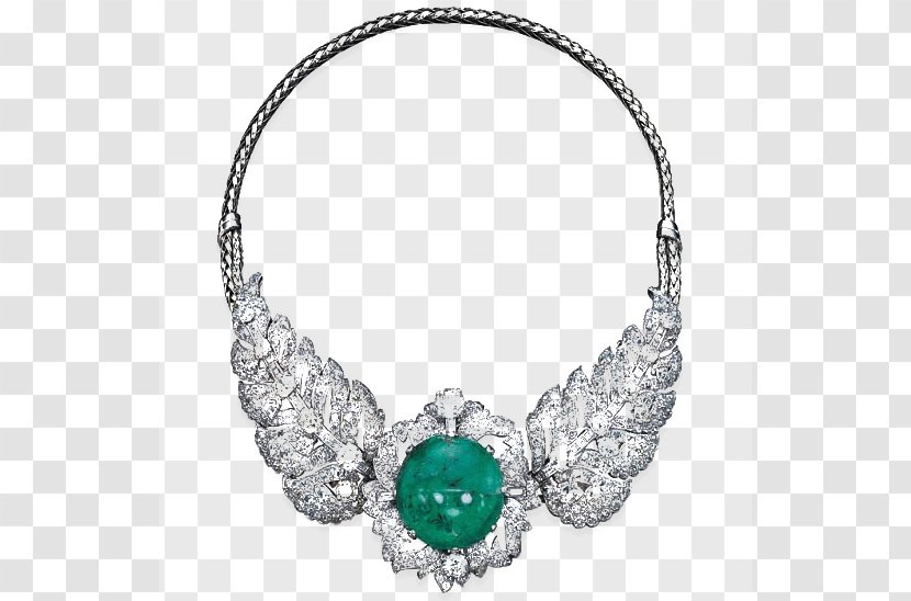 Emerald Cartier Necklace Cabochon Jewellery - Garden Transparent PNG