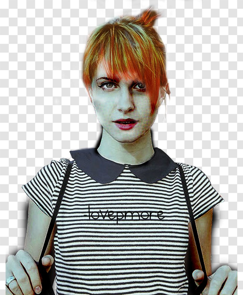 Hayley Williams Hair Coloring Hairstyle Human Color Bangs - Watercolor Transparent PNG