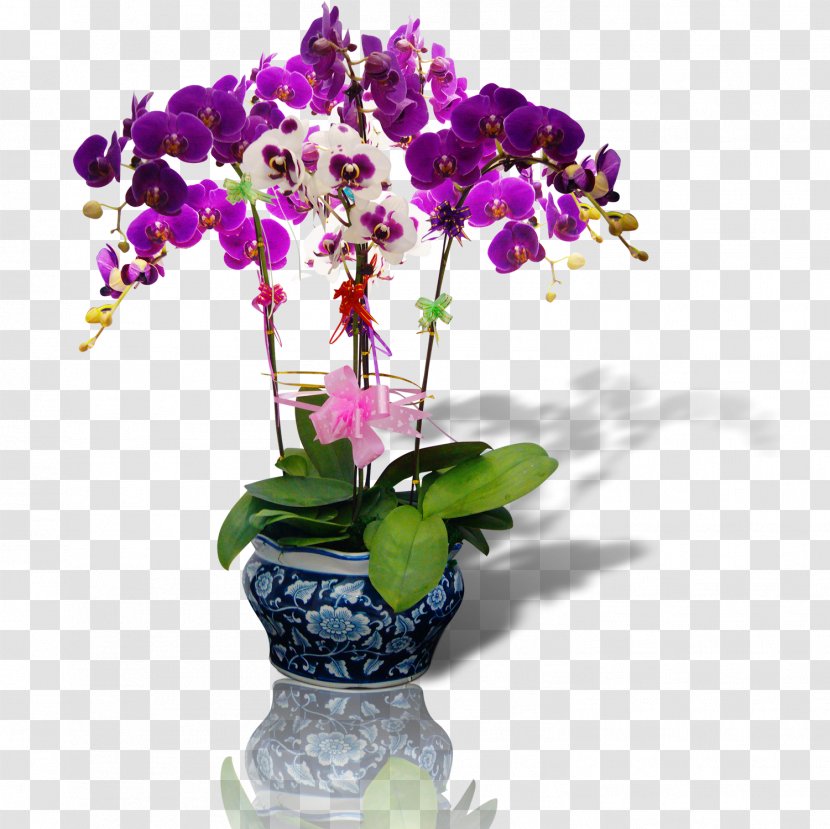 Flower Bonsai - Plant - Purple Vase Transparent PNG