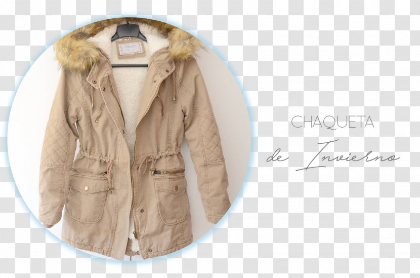 Beige Fur - Clothing - Winter Jacket Transparent PNG
