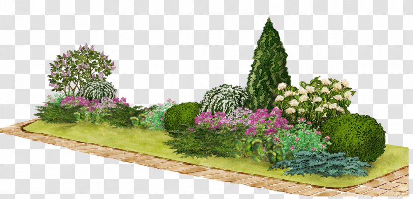 Flower Garden Grefsheim Spirea Smooth Hydrangea Juniper - Arborvitae - гортензия Transparent PNG