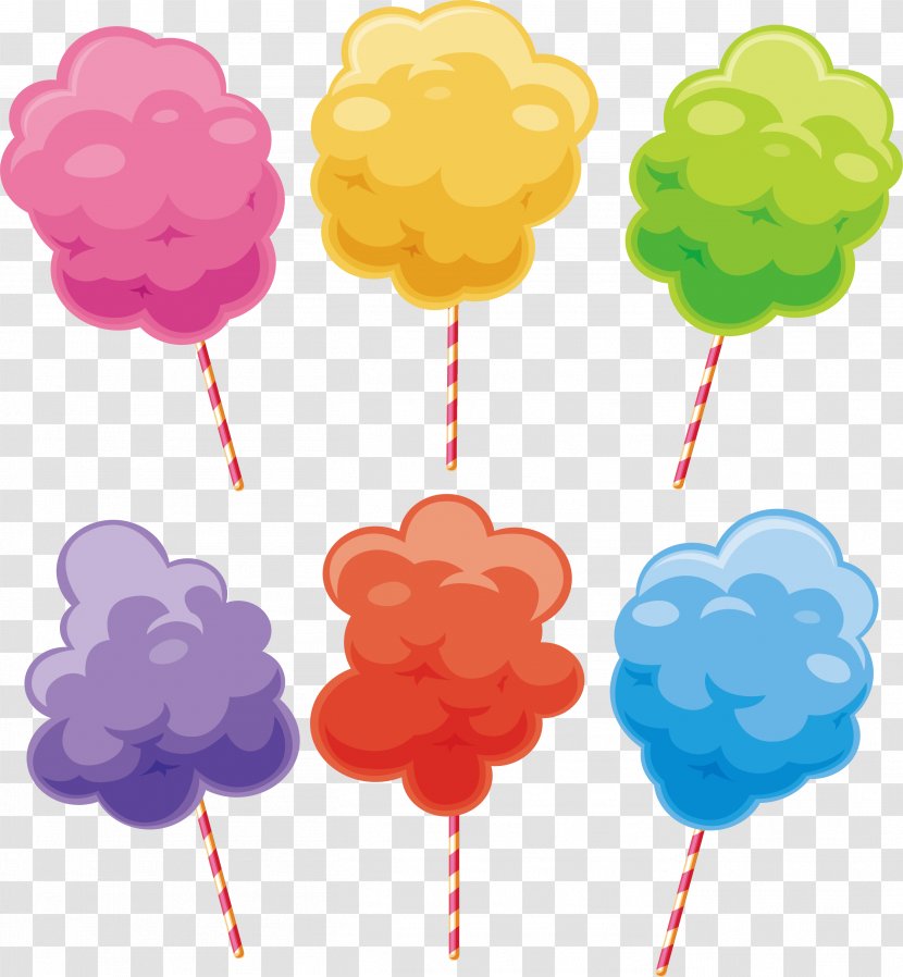 Colorful Cotton Candy Sugar - Google Images Transparent PNG