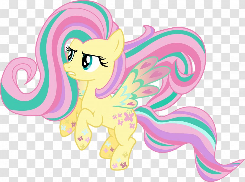 Fluttershy Twilight Sparkle Rainbow Dash My Little Pony - Watercolor Transparent PNG
