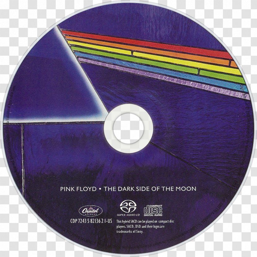Compact Disc The Dark Side Of Moon Best Pink Floyd: A Foot In Door Album - Heart Transparent PNG