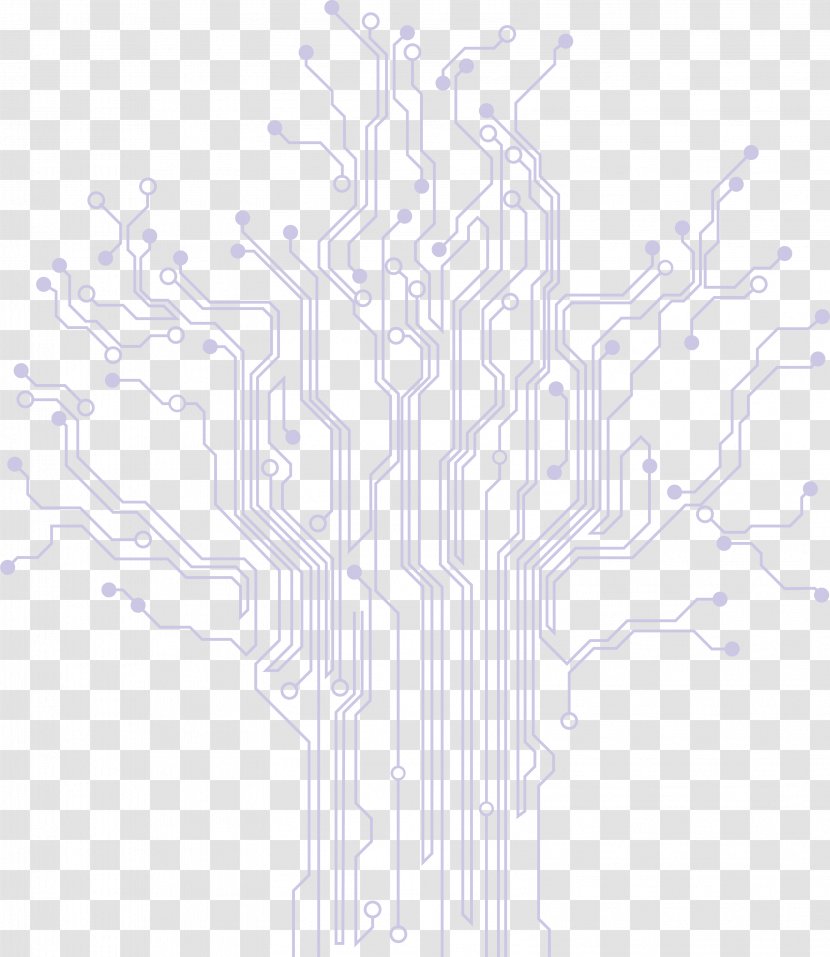 Circuit Diagram Fundal Download - Blue - Tree Transparent PNG