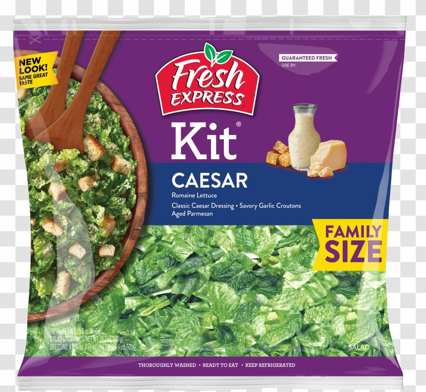 Leaf Vegetable Caesar Salad Vegetarian Cuisine Bacon Food Transparent PNG