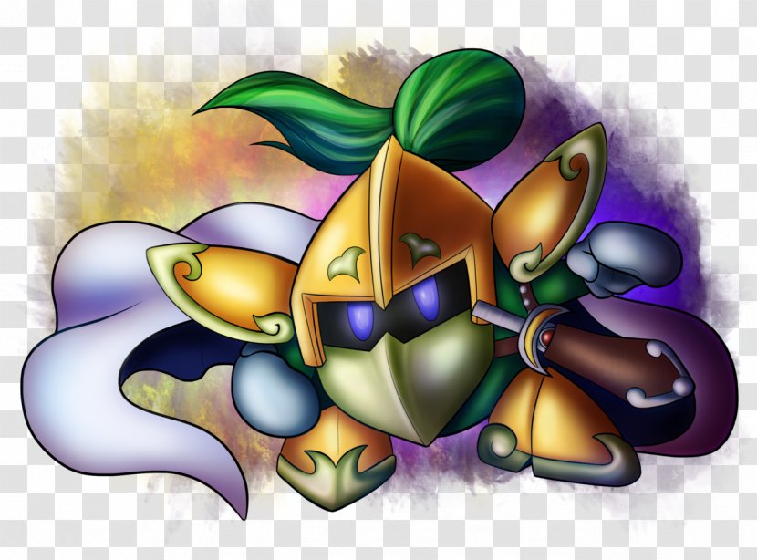 Kirby Meta Knight Fan Art Character - Flower Transparent PNG