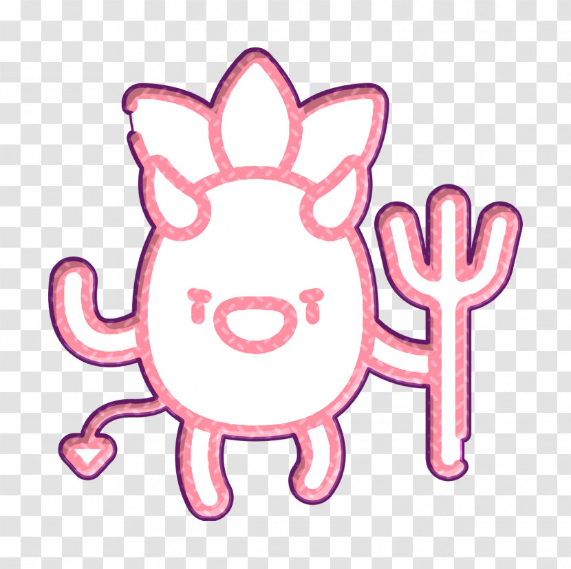 Pineapple Character Icon Devil Icon Transparent PNG