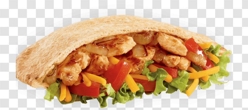 Fajita Pita Chicken Salad Hamburger Jack In The Box - Fast Food Transparent PNG